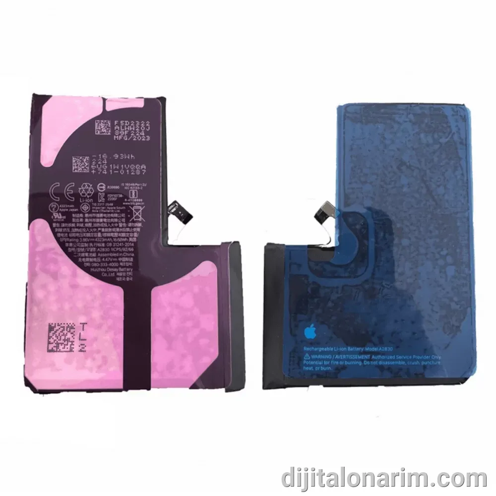 iPhone 12 Pro Max Orjinal Batarya